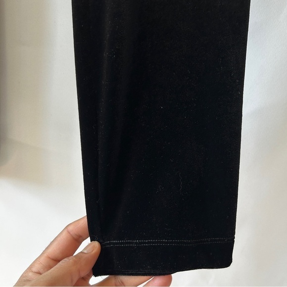 BCBGMaxAzria Women's Black Velour Pants Size Large - Picture 3 of 8